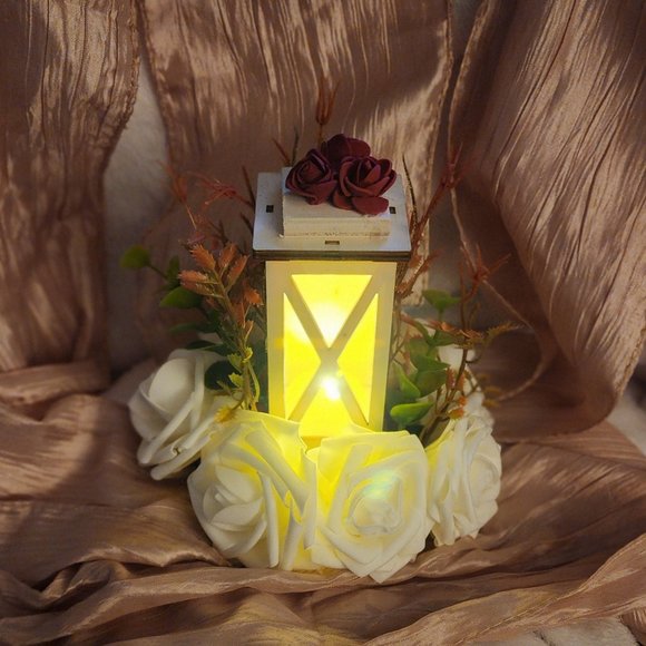 Amazon.com: Ling Lantern Centerpieces for Wedding w/ LingsMoments flowers main image 1